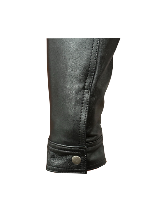 Arthur- Men's Puffed Royal Design Leather Jacket